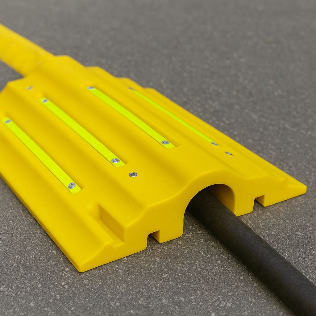 125mm Fire Hose Protection Ramp – Heavy-Duty Safety Ramp for Large-Diameter Hoses & Emergency Services