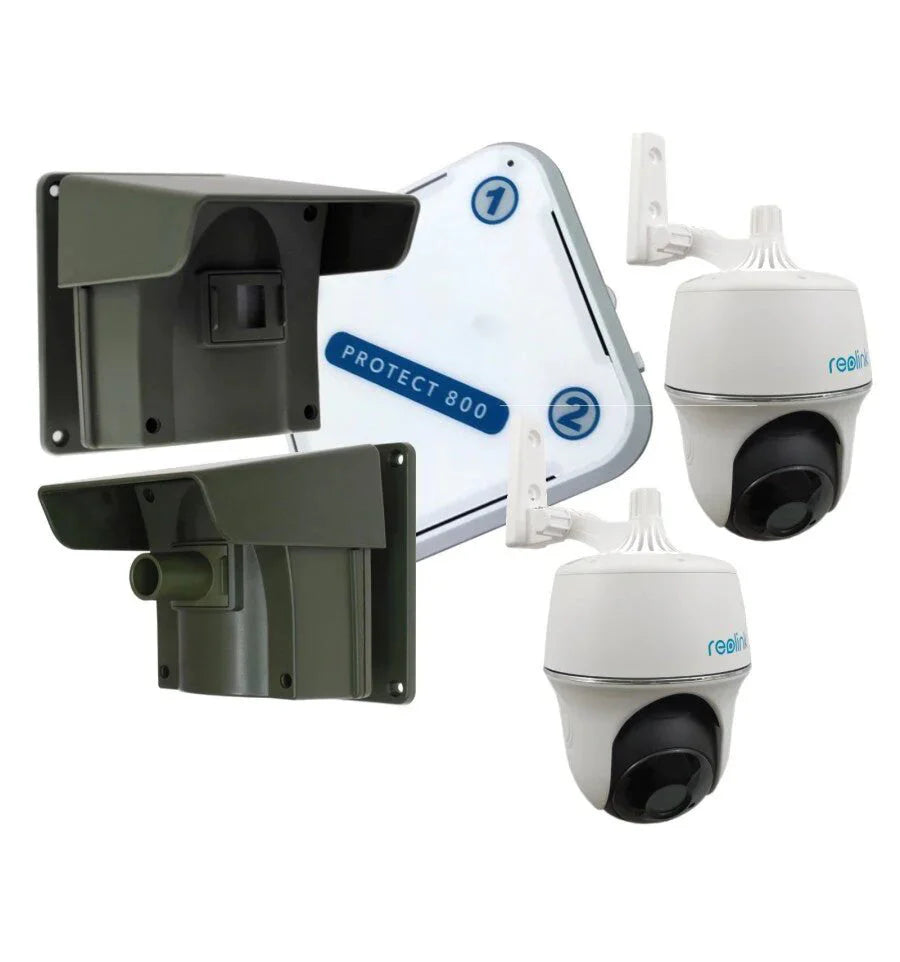 Protect 800 Driveway Alert & Pan-Tilt Wi-Fi Camera Home Security Kit