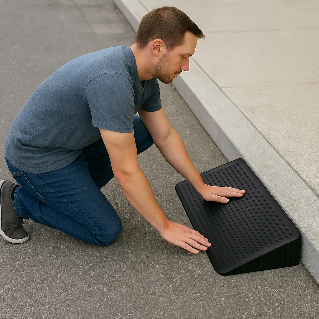 Durable Rubber Pet Step Ramp – Safe and Comfortable for Pets (25mm to 100mm)
