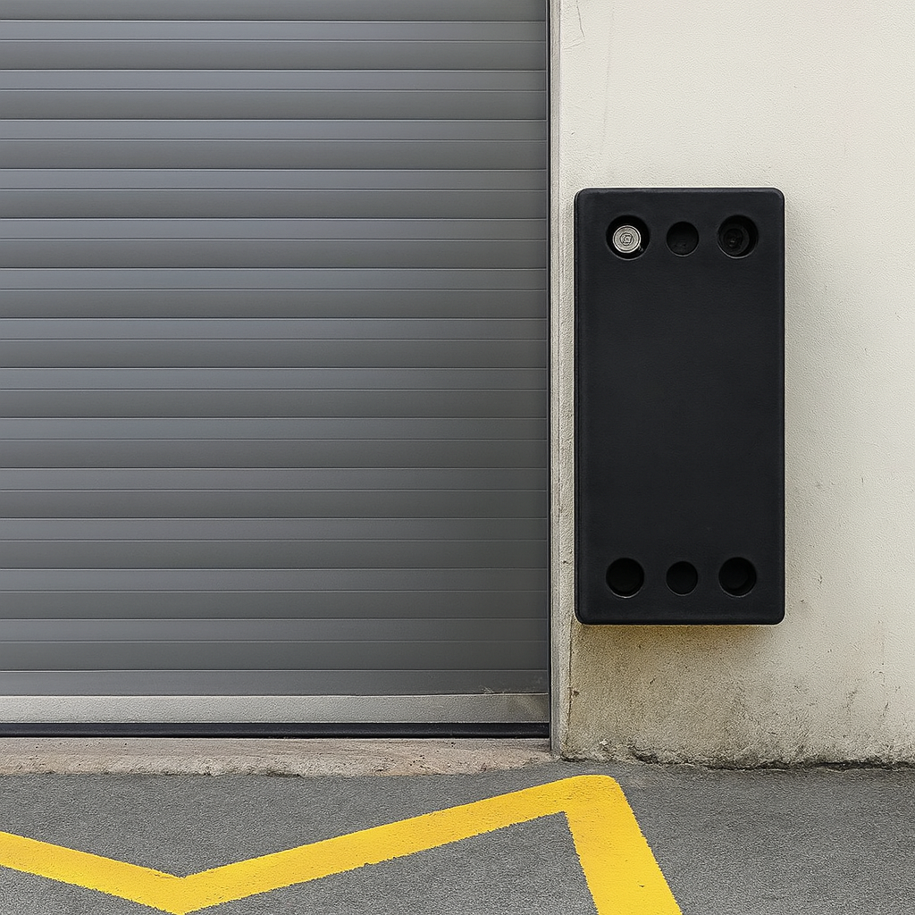 Heavy-Duty SBR Rubber Dock Bumper – 600 x 300 x 80mm | Impact Protection for Loading Bays, HGVs & Warehouses