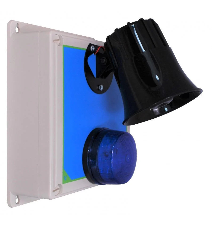 Protect 800 Long-Range Wireless Driveway Alarm – Outdoor Siren with Flashing LED & Multiple Lens Caps