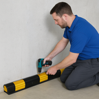 Corner Protector – Black & Yellow PU Impact Guard for Wall and Furniture Safety