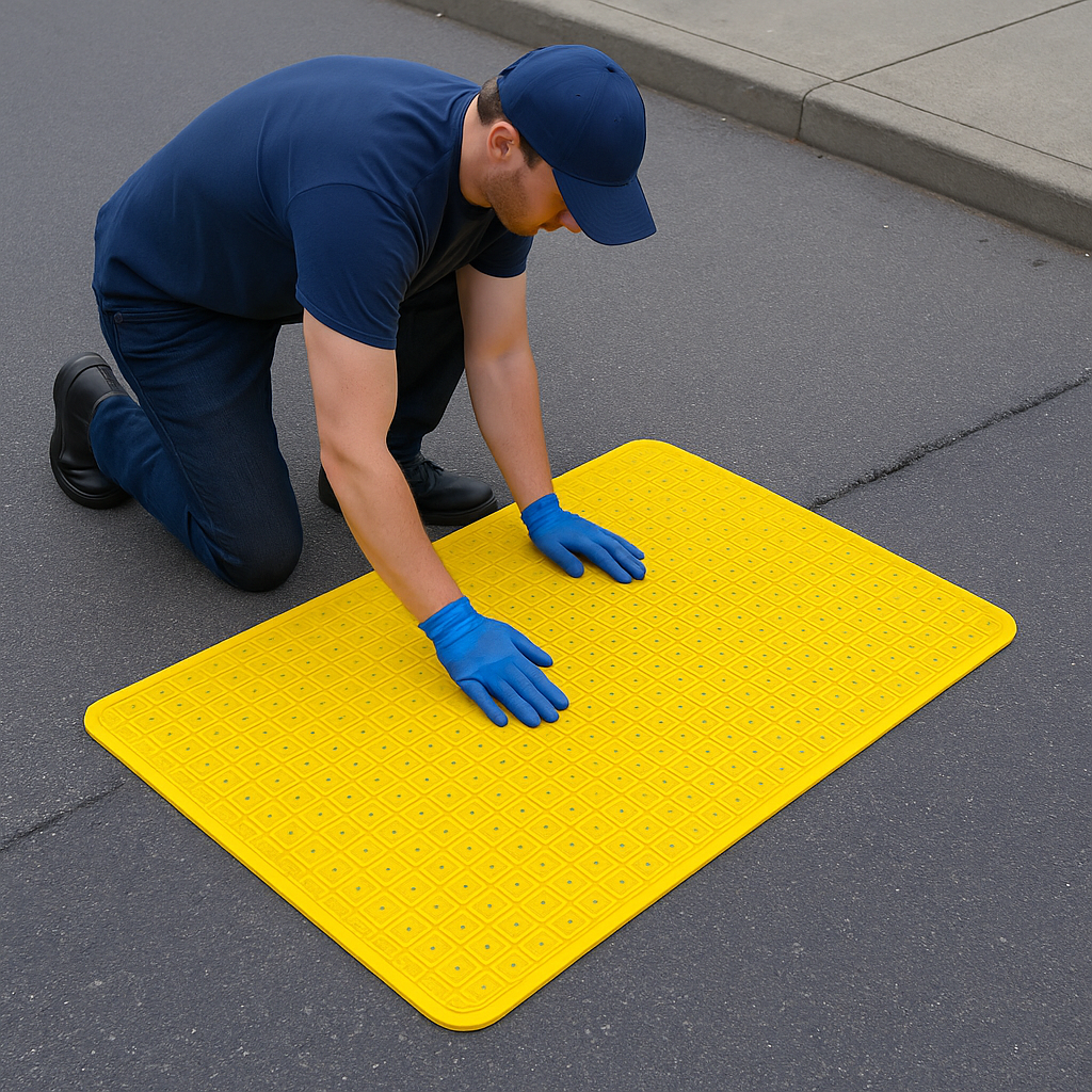Trench Cover – Heavy-Duty Anti-Slip Safety Plate for Pedestrian & Vehicle Access