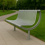 Duraforgix Steel Seat – 1750mm | Durable Seating for Public Spaces