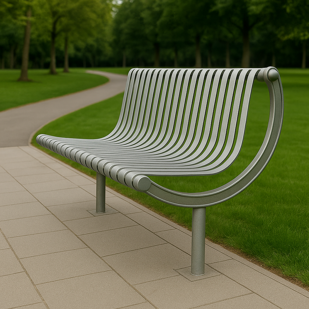 Duraforgix Steel Seat – 1750mm | Durable Seating for Public Spaces