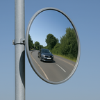 Acrylic Convex Safety Mirror – Indoor Visibility & Blind Spot Reduction