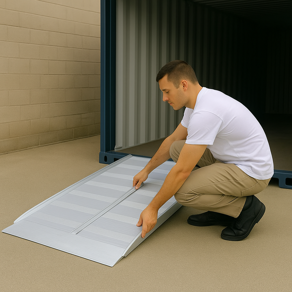 Heavy-Duty Pallet Truck Ramp – 1000mm Wide, 1000kg Capacity