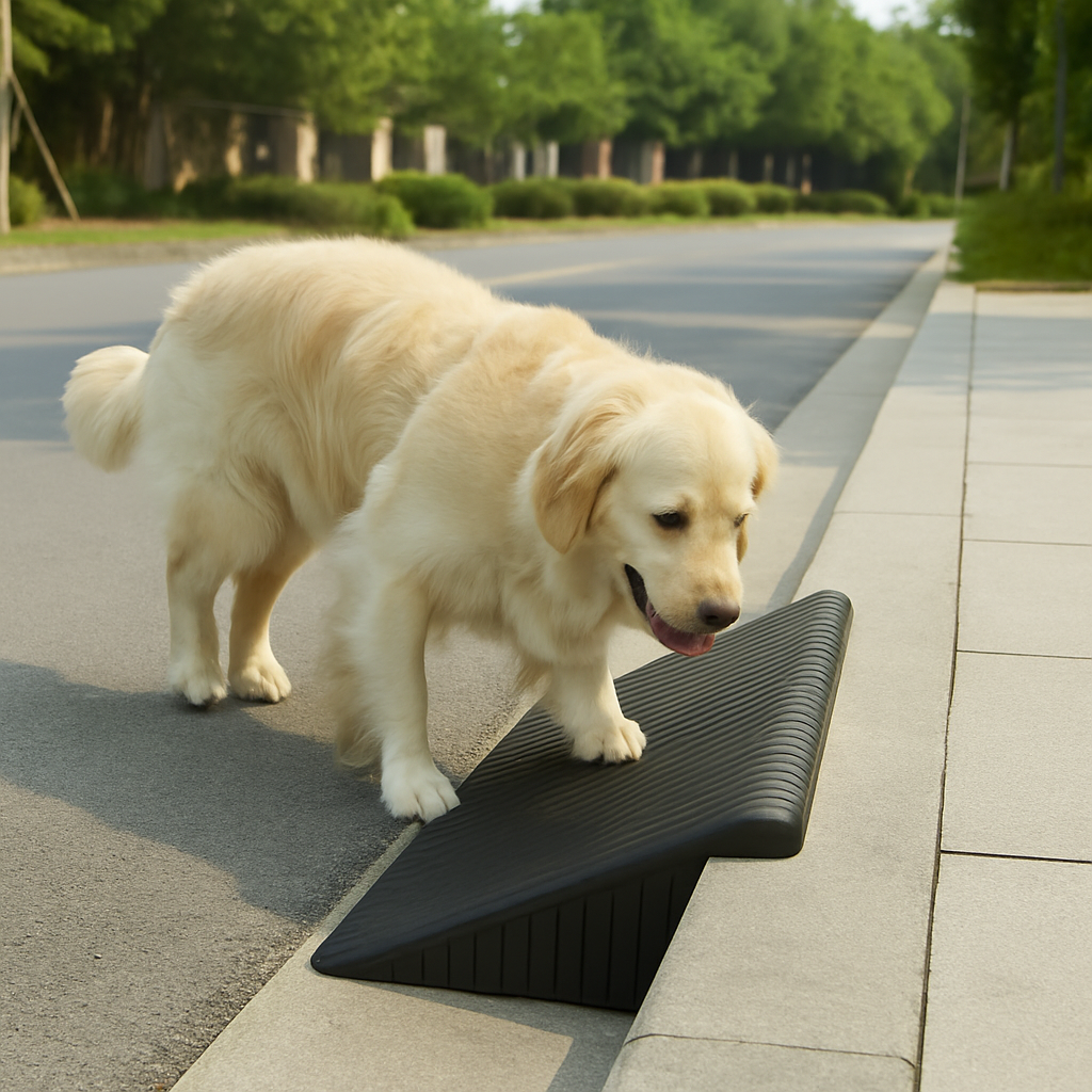 Durable Rubber Pet Step Ramp – Safe and Comfortable for Pets (25mm to 100mm)