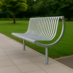Duraforgix Steel Seat – 1750mm | Durable Seating for Public Spaces