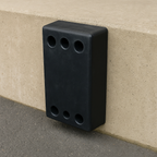 Heavy-Duty SBR Rubber Dock Bumper – 600 x 300 x 80mm | Impact Protection for Loading Bays, HGVs & Warehouses