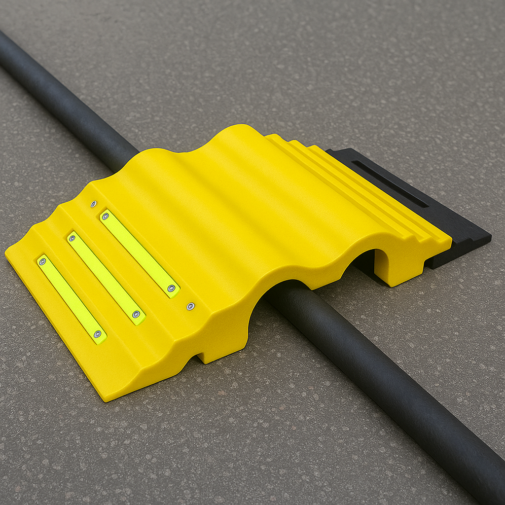 125mm Fire Hose Protection Ramp – Heavy-Duty Safety Ramp for Large-Diameter Hoses & Emergency Services