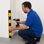 Corner Protector – Black & Yellow PU Impact Guard for Wall and Furniture Safety