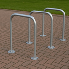 SteelShef Cycle Stand – 48mm Heavy-Duty Bike Rack for 2 Bicycles | Galvanised or Stainless Steel | Surface or In-Ground Mount