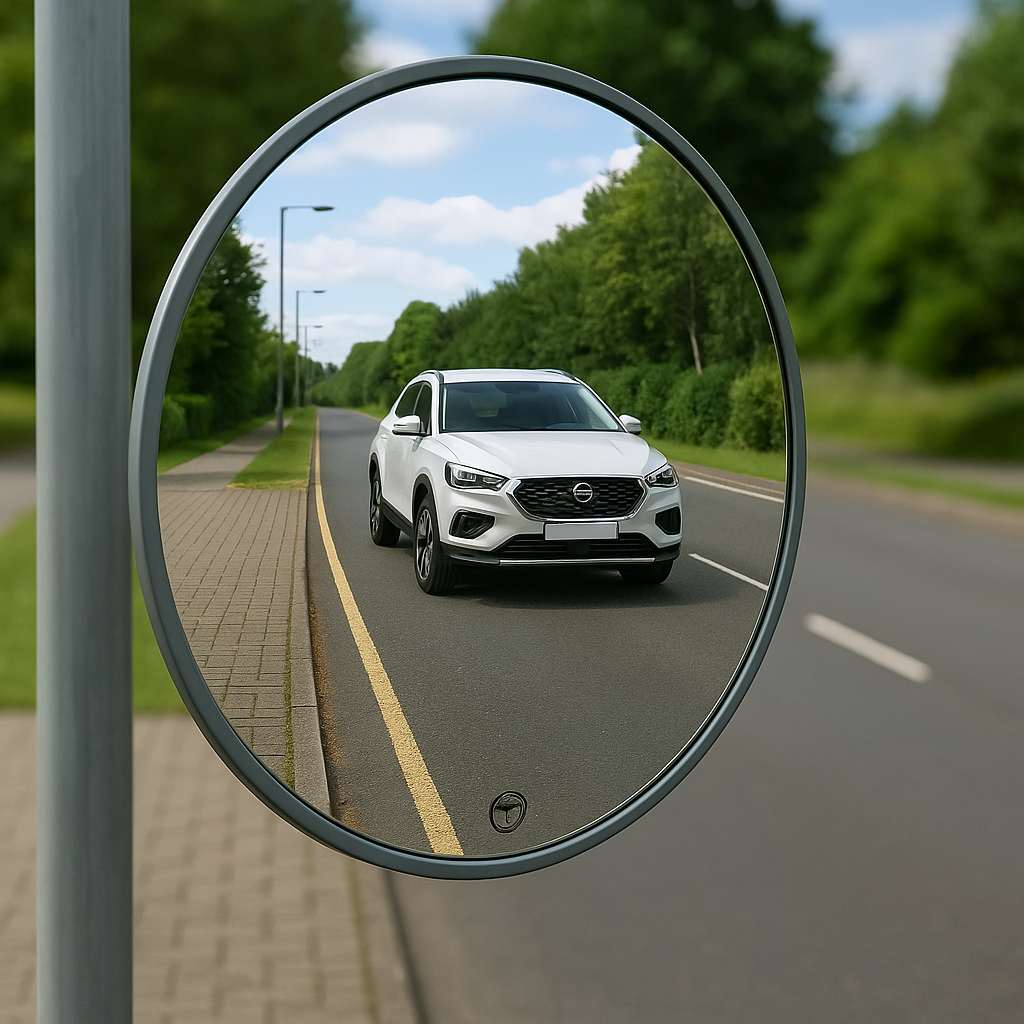 Acrylic Convex Safety Mirror – Indoor Visibility & Blind Spot Reduction