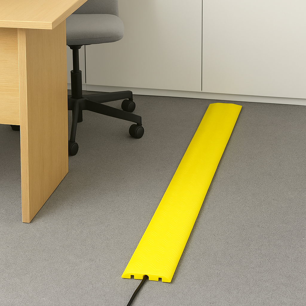 1m Indoor Cable Tidy Cover – Floor Cable Protector for Homes, Shops & Offices