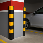 Corner Protector – Black & Yellow PU Impact Guard for Wall and Furniture Safety