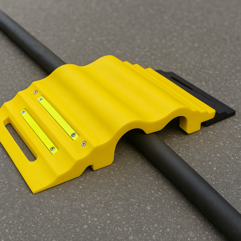125mm Fire Hose Protection Ramp – Heavy-Duty Safety Ramp for Large-Diameter Hoses & Emergency Services