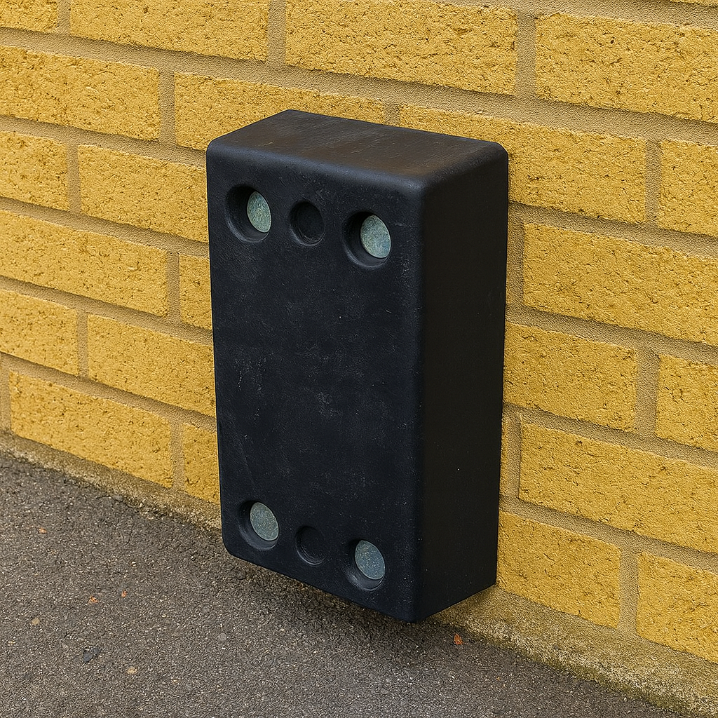 Heavy-Duty SBR Rubber Dock Bumper – 600 x 300 x 80mm | Impact Protection for Loading Bays, HGVs & Warehouses