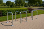 SteelShef Cycle Stand – 48mm Heavy-Duty Bike Rack for 2 Bicycles | Galvanised or Stainless Steel | Surface or In-Ground Mount