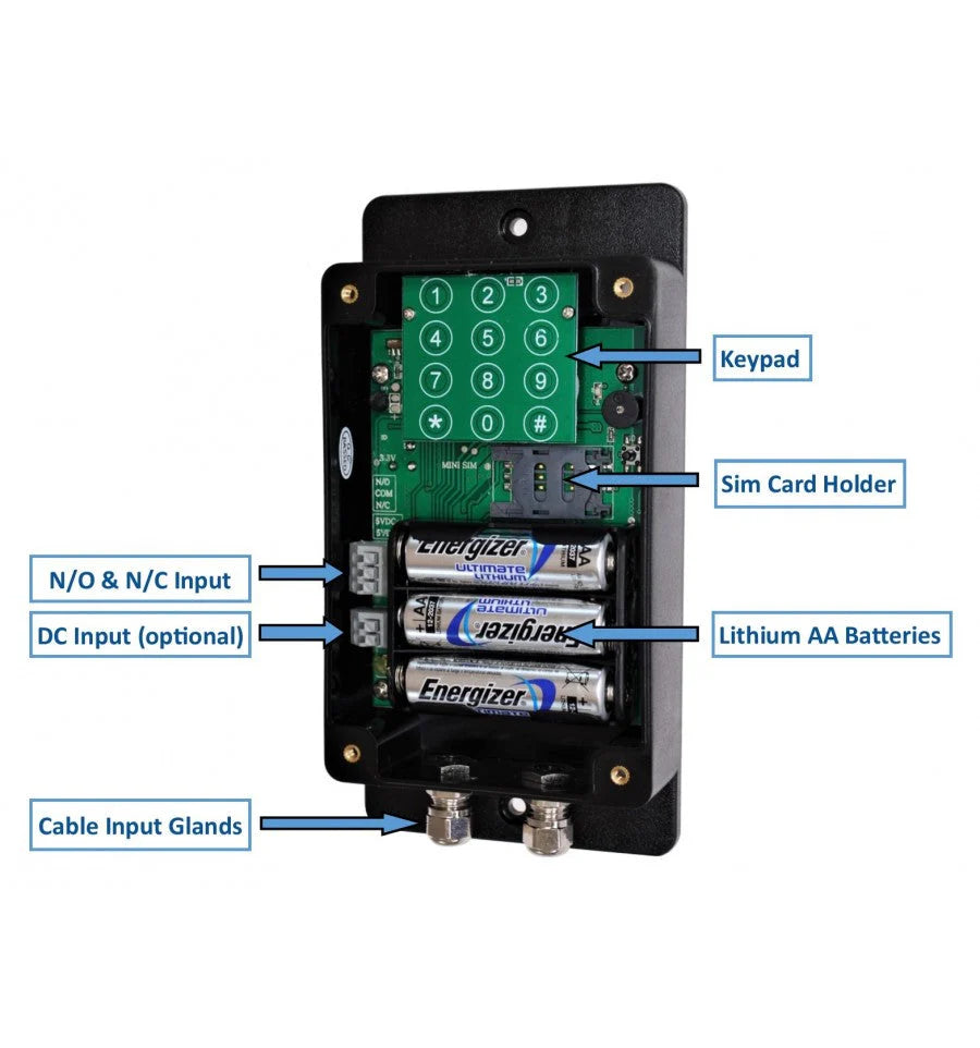 Protect 800 Vehicle Detecting GSM Driveway Alarm – Battery Powered for Remote Locations