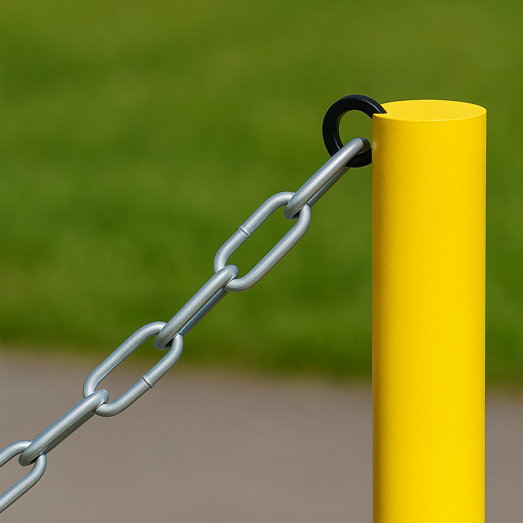 1m Galvanised Steel Chain Links – Heavy-Duty & Corrosion-Resistant for Barriers, Fencing & Anchoring