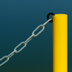 1m Galvanised Steel Chain Links – Heavy-Duty & Corrosion-Resistant for Barriers, Fencing & Anchoring