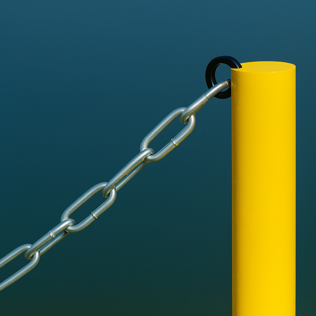 1m Galvanised Steel Chain Links – Heavy-Duty & Corrosion-Resistant for Barriers, Fencing & Anchoring