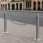 1m Galvanised Steel Chain Links – Heavy-Duty & Corrosion-Resistant for Barriers, Fencing & Anchoring