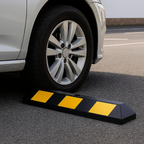 900mm Heavy-Duty Rubber Wheel Stop – Industrial Parking Block with Fixings for Cars, Vans & EV Bays