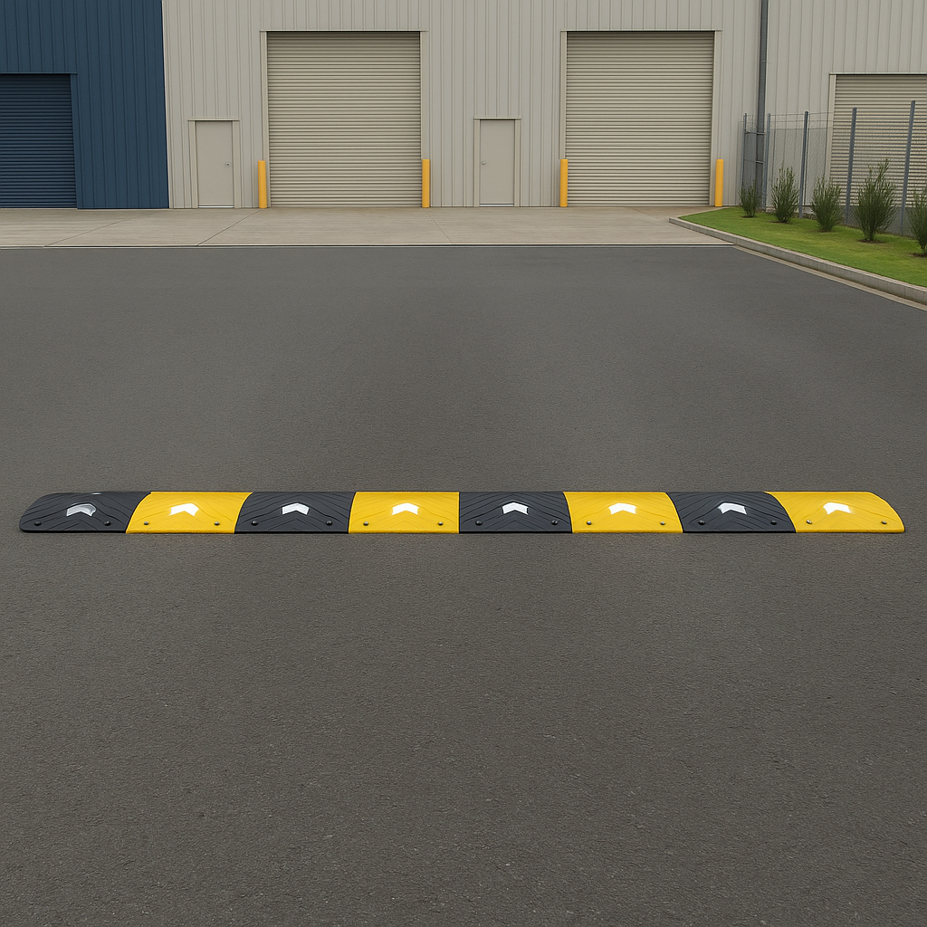 50mm Heavy-Duty Speed Bump Kit – Traffic Calming Ramp for 10mph Zones, Car Parks & Driveways