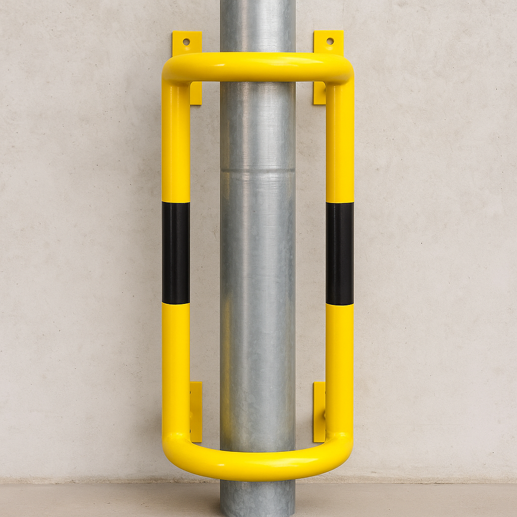Traffic-Line External Pipe Protectors – Wall & Floor Mounted 1500 × 350 × 300 mm – Yellow/Black