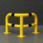 BLACK BULL XL Corner Protection Guard – Heavy-Duty Outdoor Impact Safety Barrier