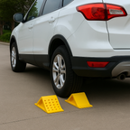 Heavy-Duty Plastic Wheel Chock for HGVs & Trailers – Lightweight, Durable Tyre Stopper for Trucks, Lorries & LGVs