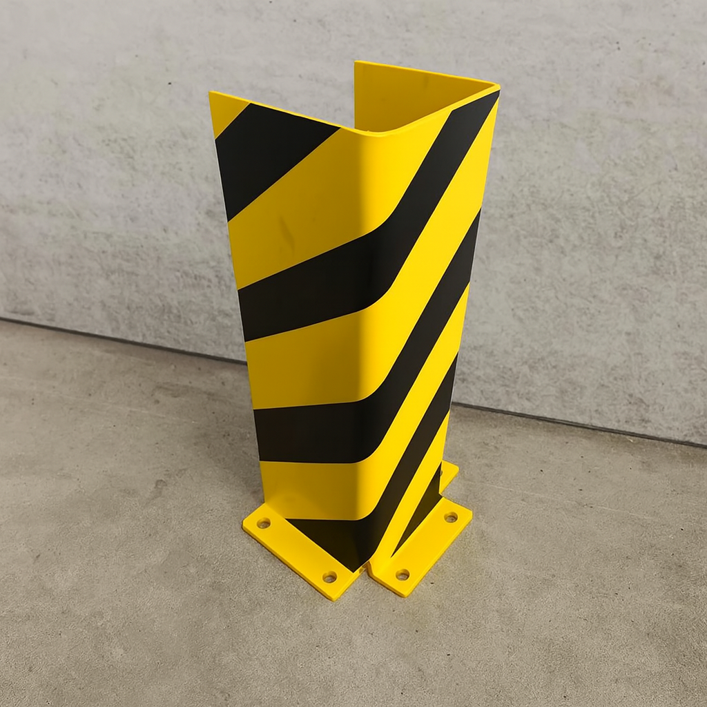 Black Bull Heavy-Duty Pallet Rack Protector – 800mm ‘U’ Profile Steel Guard for Warehouse Safety