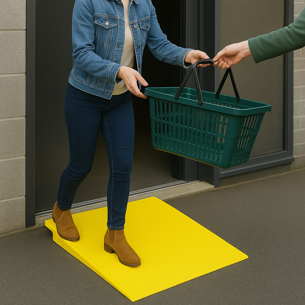 Heavy-Duty Kerb Hopper Ramp – Safe & Easy Vehicle and Equipment Access Over Pavements and Kerbs
