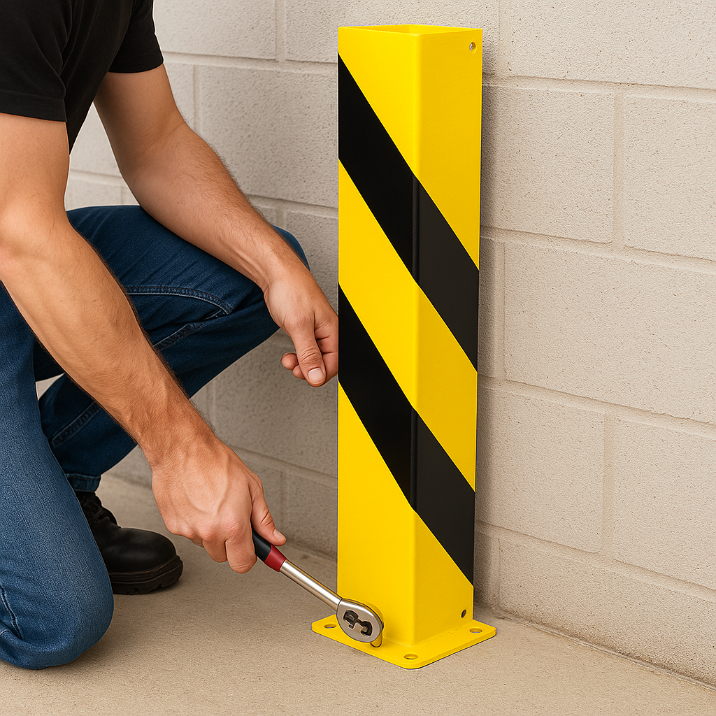 Racking Impact Guards – Heavy-Duty Steel Protection for Forklift Collision Safety