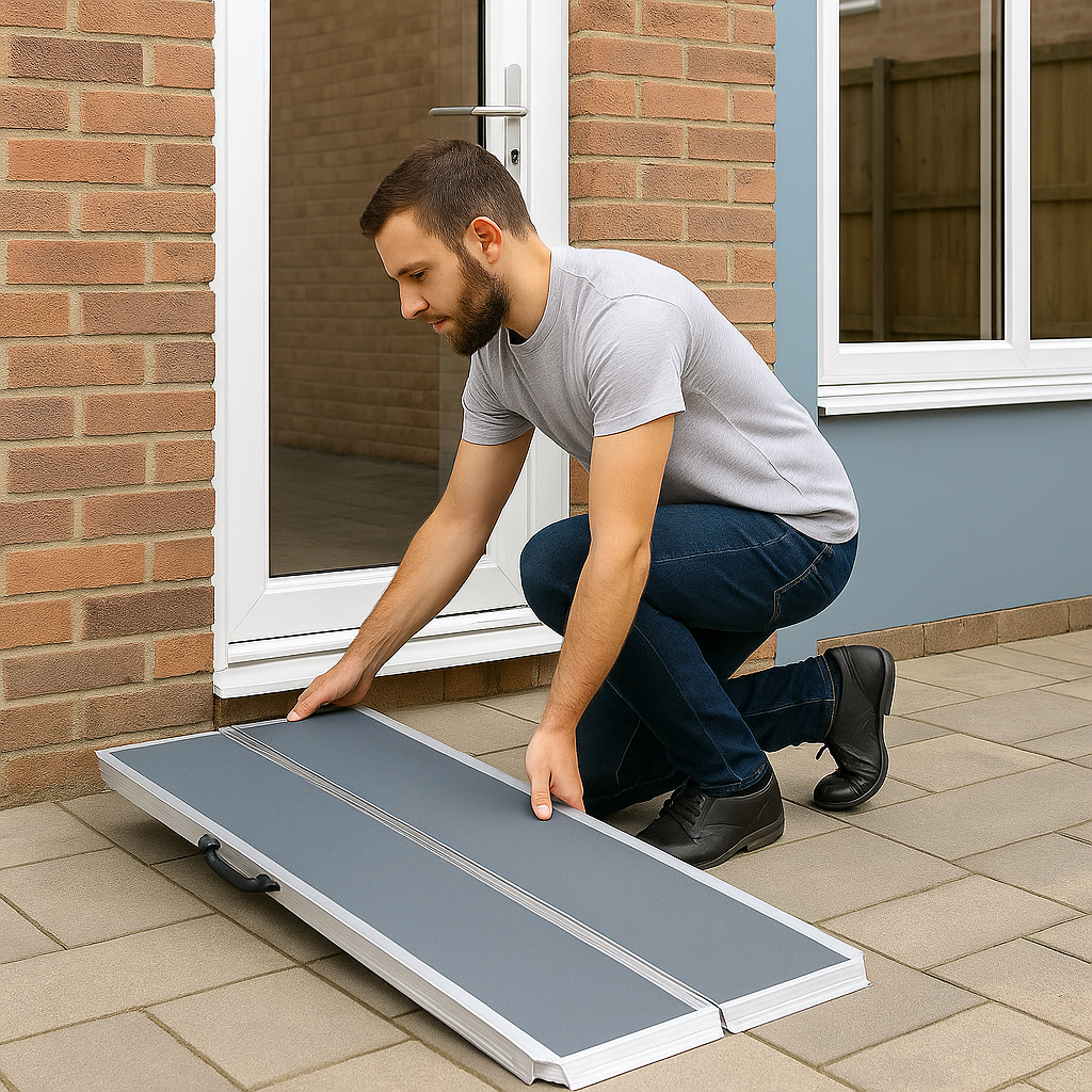 Premium Multi-Fold Wheelchair Ramp (6ft – 9ft) | Reliable Access for Vehicles