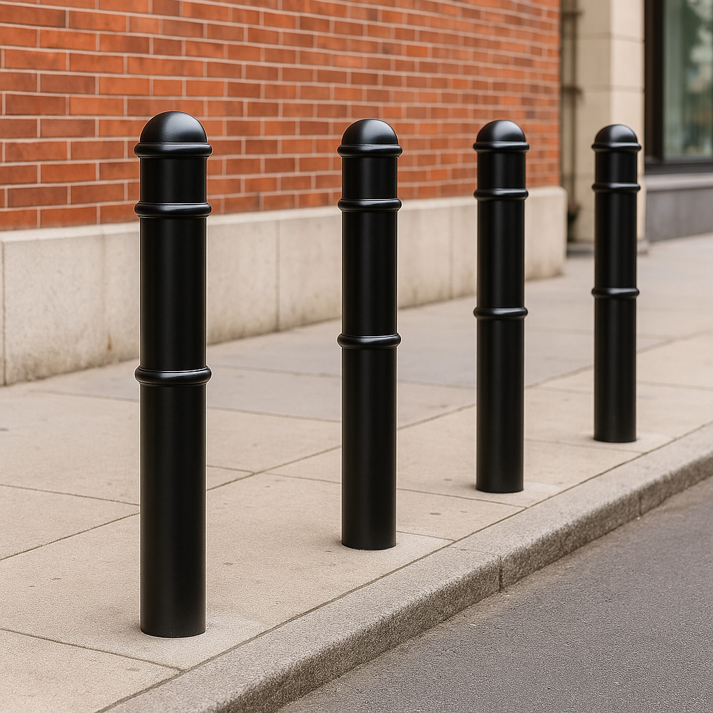 Premium 1000mm Ornamental Steel Bollard – Anti-Ram Security Post for Driveways & Commercial Sites