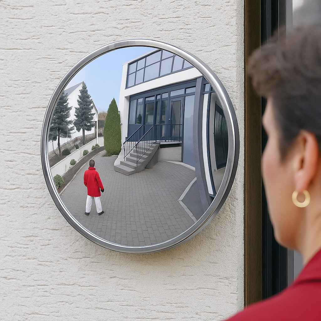 All-Weather SPION Convex Security Mirror – Indoor & Covered Outdoor Use