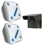 Protect 800 Wireless Driveway Alert System – Twin Receivers with Attachable Lens Caps