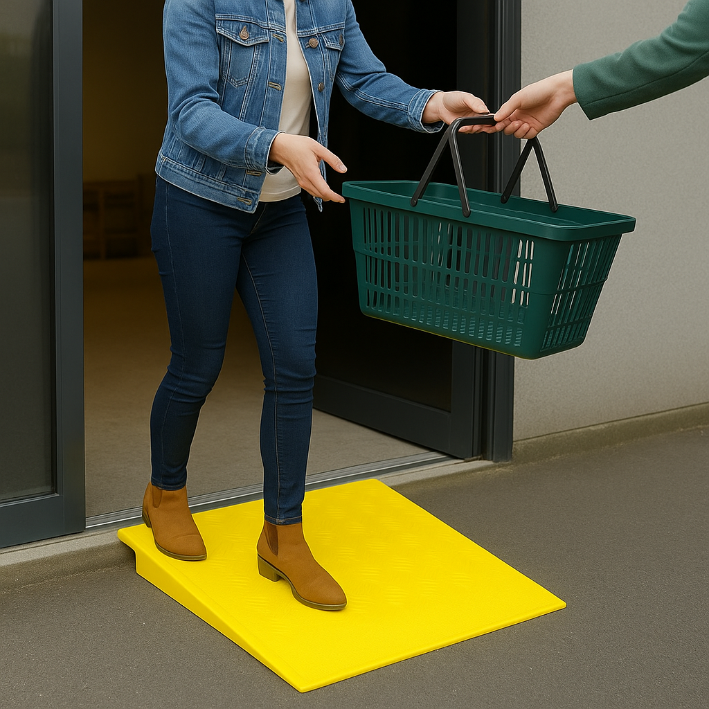 Heavy-Duty Kerb Hopper Ramp – Safe & Easy Vehicle and Equipment Access Over Pavements and Kerbs
