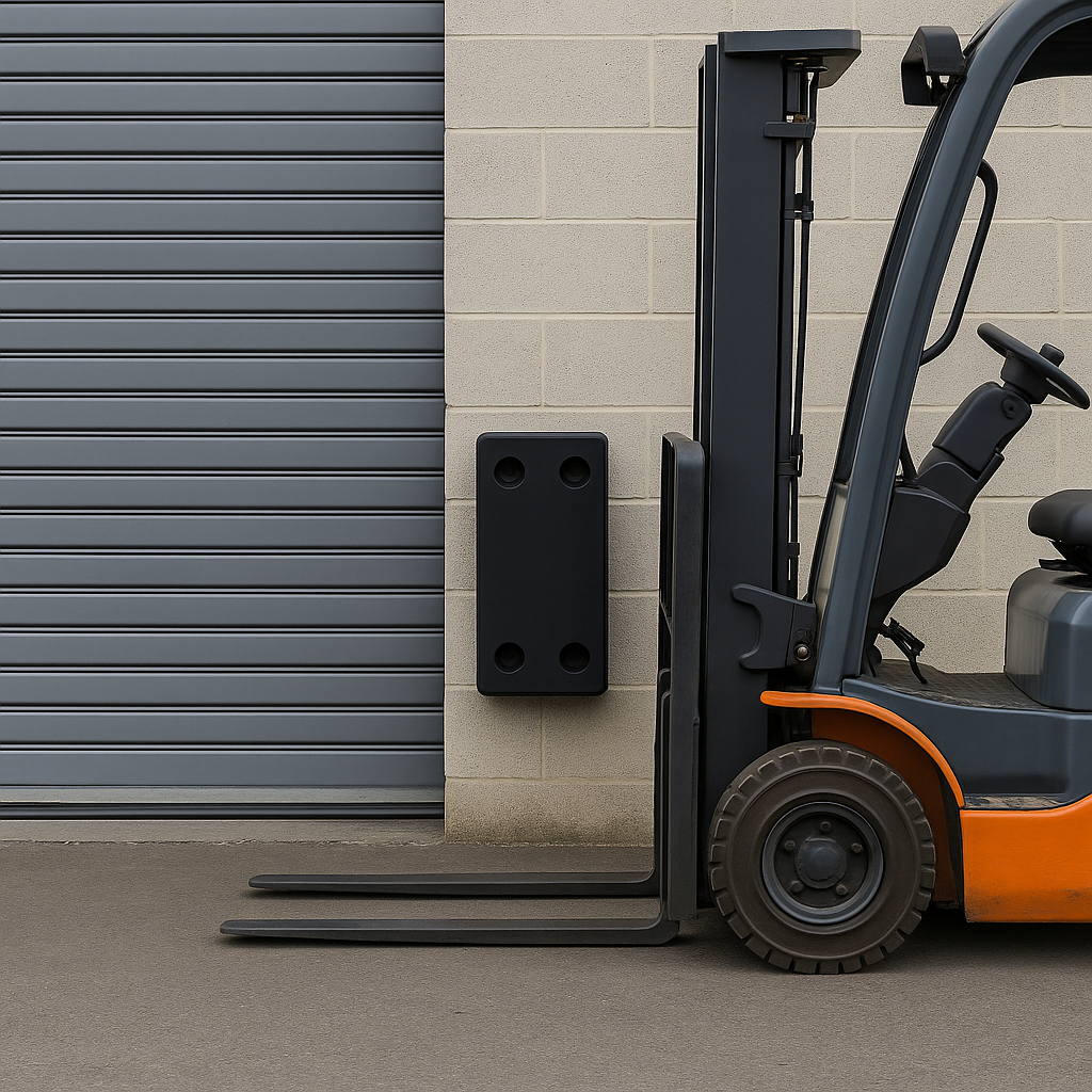 Heavy-Duty Rubber Dock Bumper – 450mm | Compact Impact Protection for HGV Bays, Warehouses & Loading Docks