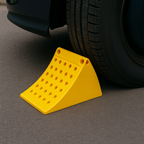 Heavy-Duty Plastic Wheel Chock for HGVs & Trailers – Lightweight, Durable Tyre Stopper for Trucks, Lorries & LGVs