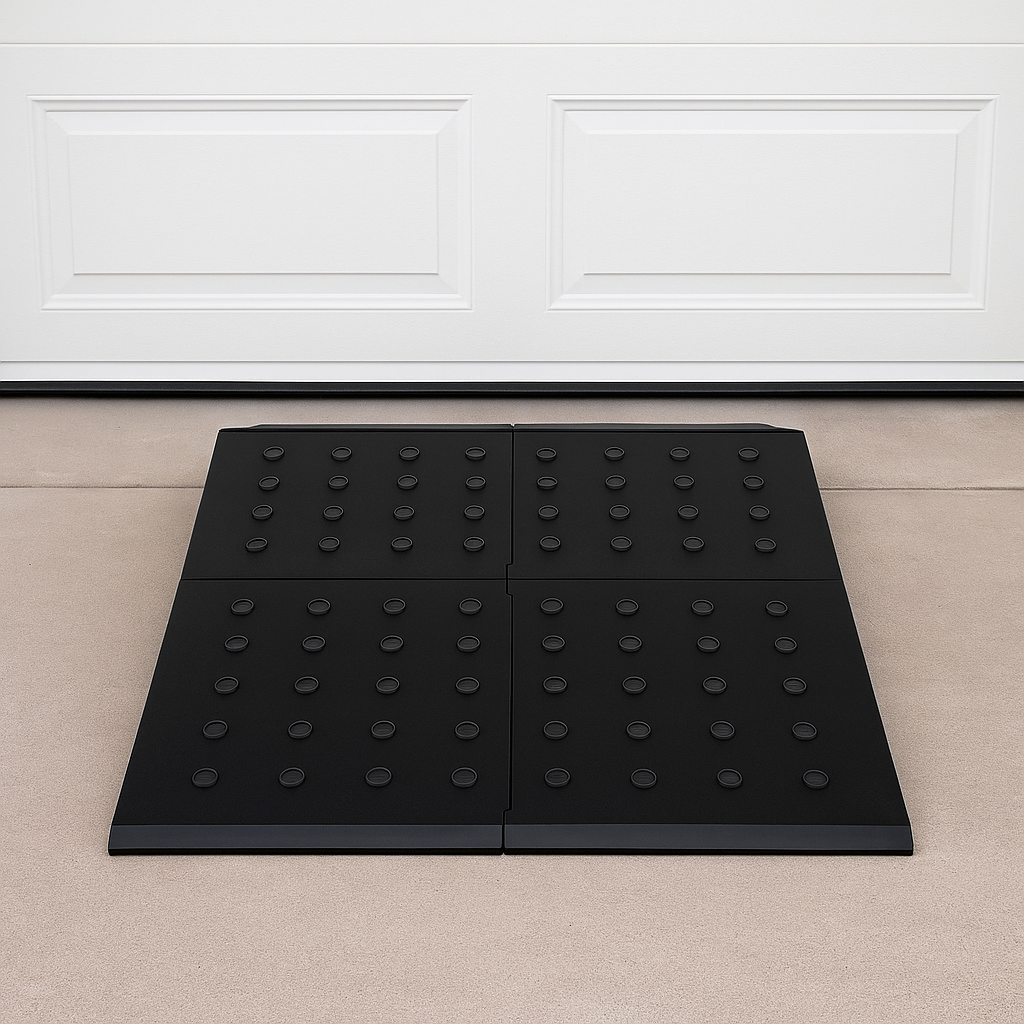 Heavy-Duty Rubber Container Ramp (150mm - 300mm) – Safe and Efficient Loading