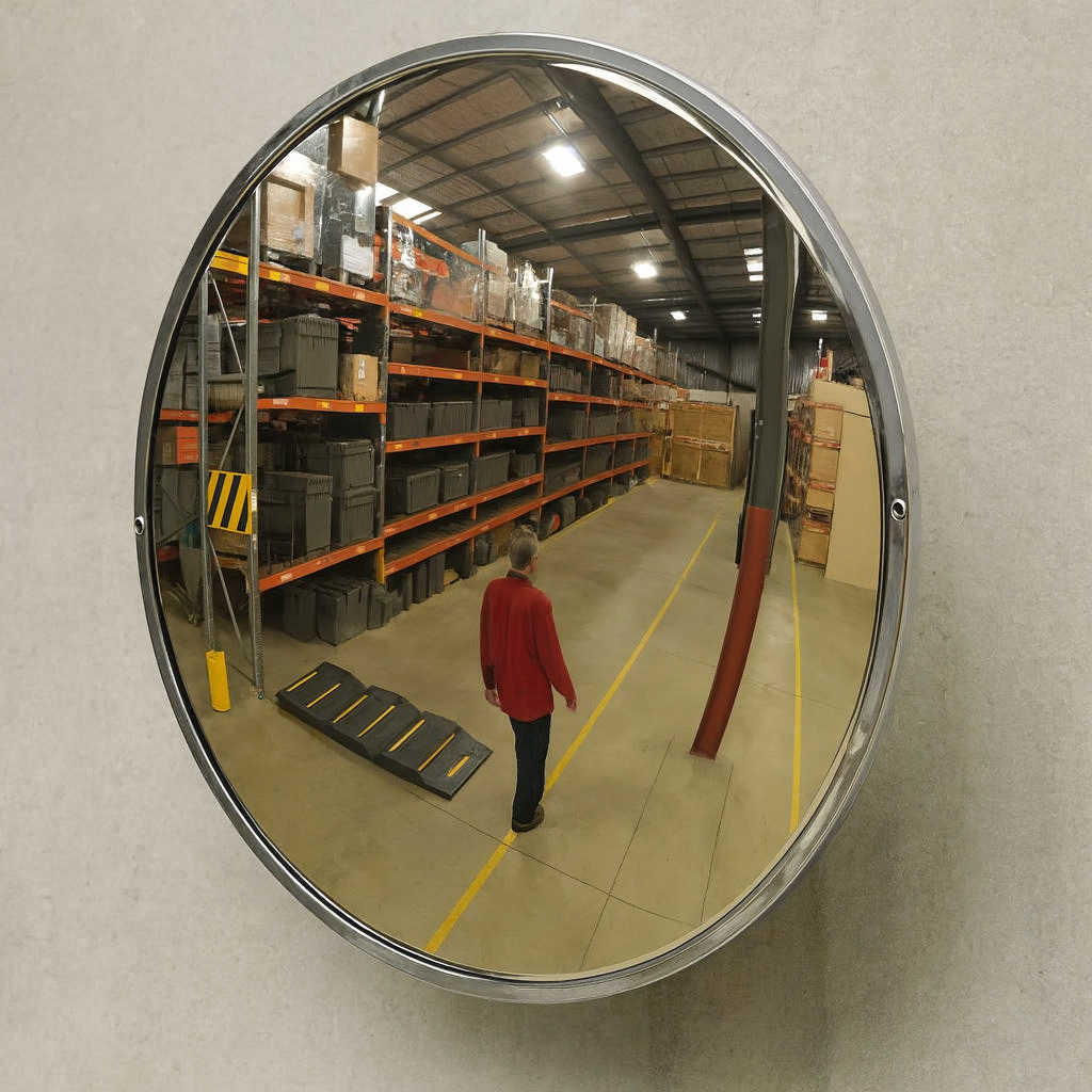 All-Weather SPION Convex Security Mirror – Indoor & Covered Outdoor Use