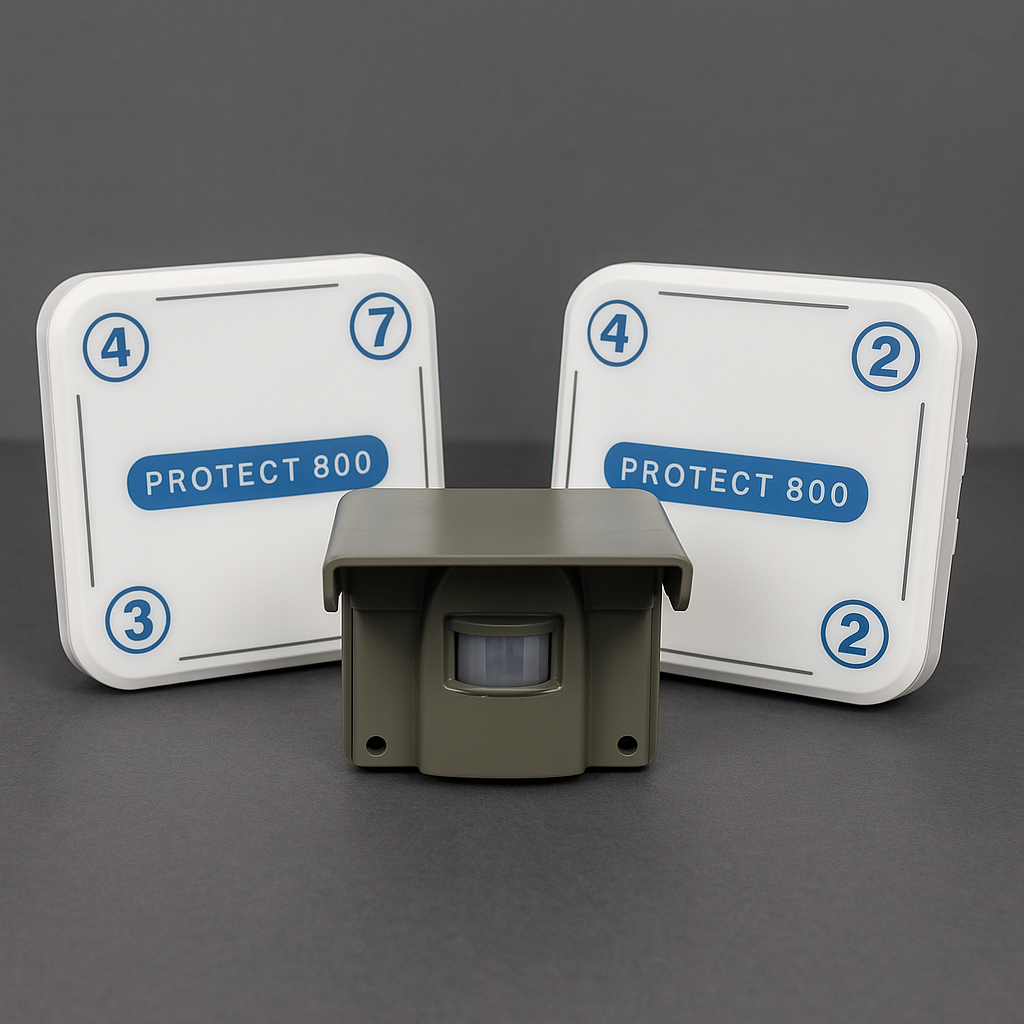 Protect 800 Long-Range Wireless Driveway Alert Monster Kit