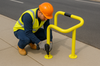 ACP11 Steel Column Protector – 60mm Diameter Industrial Impact Guard