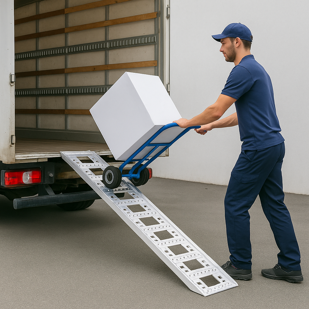 Heavy-Duty Aluminium Loading Ramp – Engineered for Strength and Safety