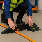 HGV Hose & Cable Protection Ramp – Heavy-Duty Guard for Industrial & Construction Traffic