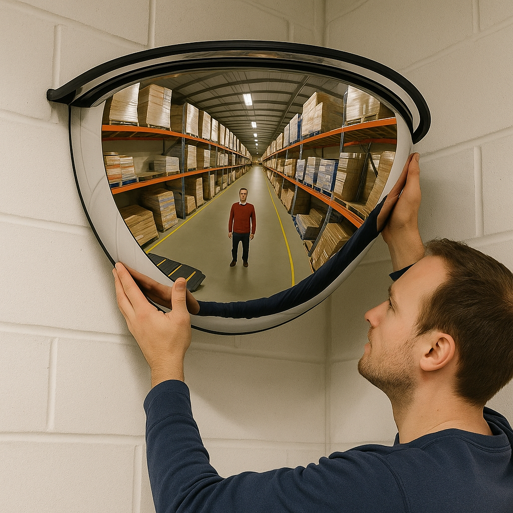 180° Hemispherical Internal Security Mirror